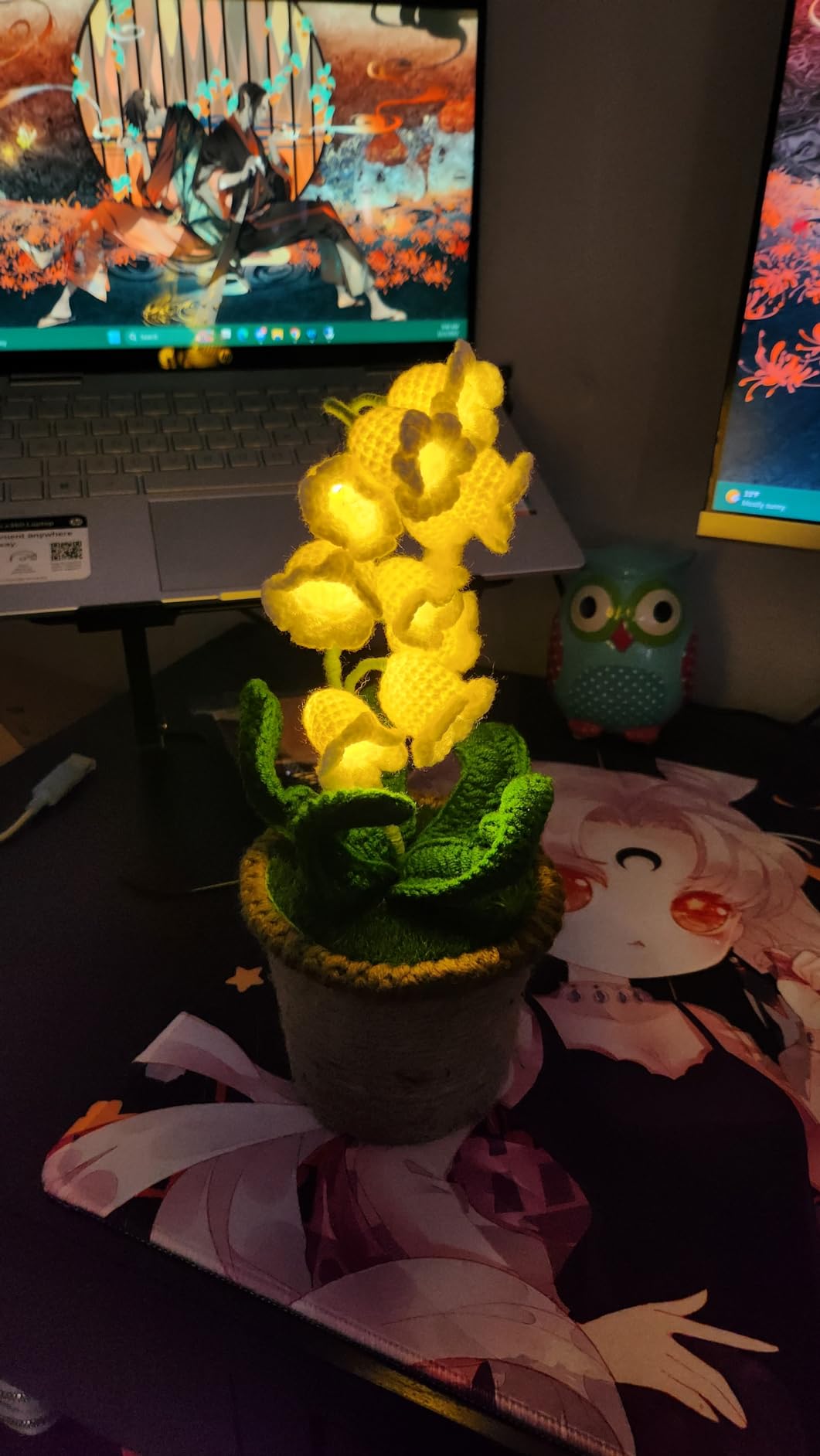 Handmade Crochet Glow Flower